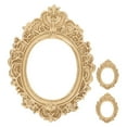 thumbnail image 5 of AURARMLET Vintage Oval Picture Frame Golden 3Pcs 2.75X2.04X0.16In, 5 of 8