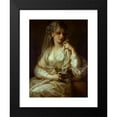 thumbnail image 2 of Angelica Kauffmann 15x18 Black Modern Framed Museum Art Print Titled - Portrait of a Lady as a Vestal Virgin, 2 of 5
