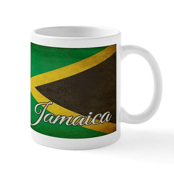 CafePress - Vintage Jamaica Mugs - 11 oz Ceramic Mug - Novelty Coffee Tea Cup