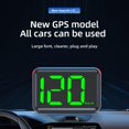thumbnail image 2 of Wmool GPS HUD Head Up Display Universal Digital Speedometer KM/H D9T9 Universal A, 2 of 8