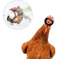 thumbnail image 3 of 2 uds casco de pollo Mini casco para mascotas accesorios de fotografía para mascotas, patos y pollos, 3 of 5