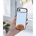 thumbnail image 5 of WIRESTER Shockproof Soft Rubber Cover Case for Apple iPhone 17 Air 6.6" 2025, Animal Ruby Cavalier King Charles Spaniel Dog (S2) On Light Blue Background, 5 of 5