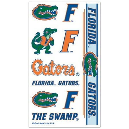 Florida Gators Temporary Tattoo Face Decals 10 Pack