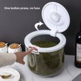 thumbnail image 1 of Large Capacity Rice Bucket Insectproof Moistureproof Storage Box Airtight Sealing Food Case Kitchen for Household Green, 1 of 10