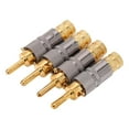 thumbnail image 2 of Conector Banana Del Cable Del Altavoz, Instalación Y Uso Del Conector Del Cable De Audio Firmemente Conectado Para Un Cable De 8,7 Mm De Diámetro Para Equipos De Audio, 2 of 8