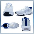 thumbnail image 5 of NRNHI Mens Lightweight Air Running Shoes Athletic Walking Shoes Trail Tennis Sneaker for Gym Workout WhiteBlue Size 11.5, 5 of 6