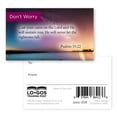thumbnail image 4 of Don't Worry, Psalms 55:22, Pass Along Scripture Cards, Pack 25, 4 of 6