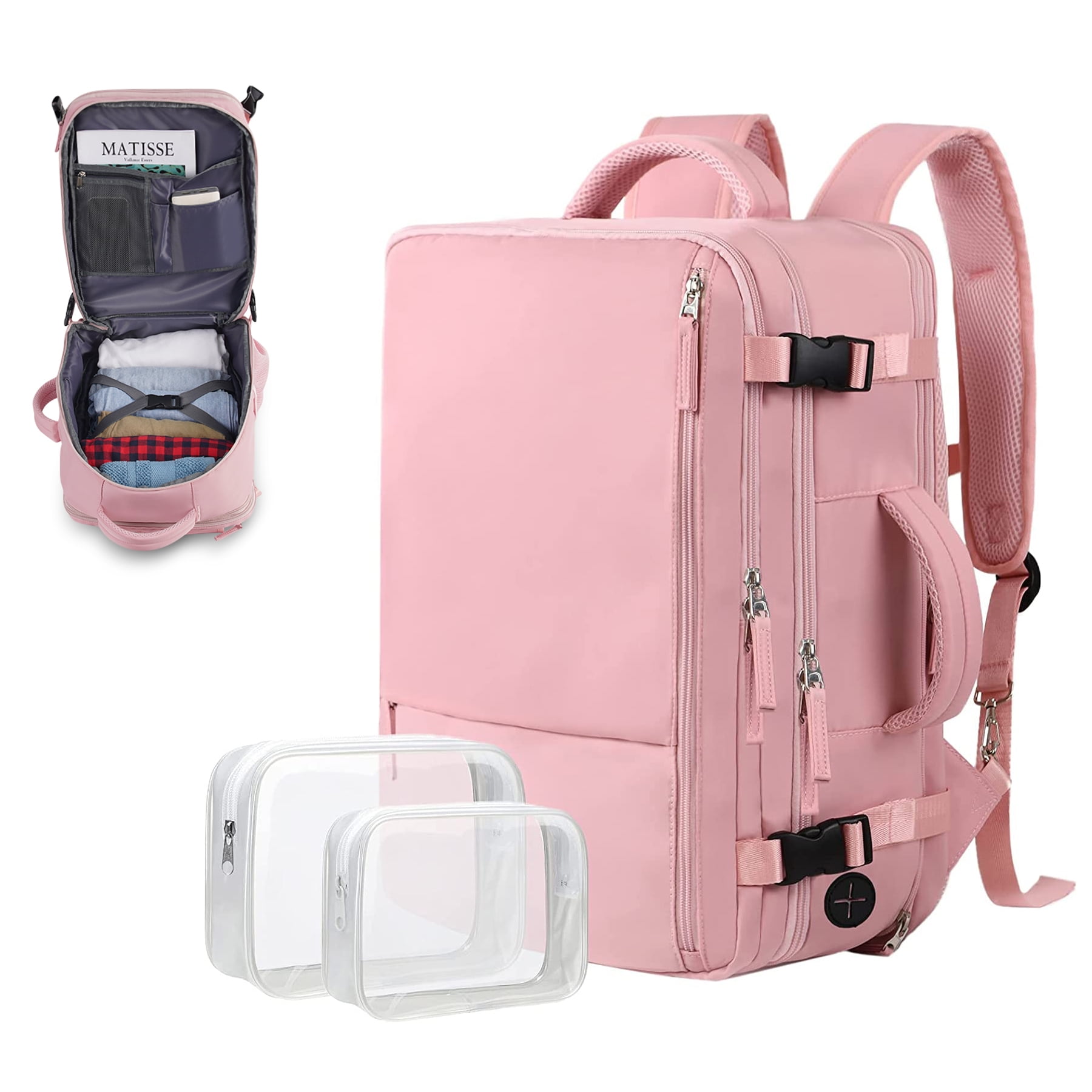 TWINNIS Large Travel Backpack,Carry On Backpack Fit 17 Inch Laptop