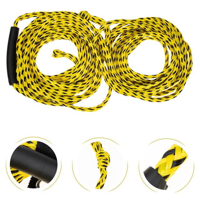 Minkissy Wear Resistant Kayak Tow Rope Assorted Color Practical Rope for Boat Pulling