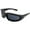 Black, variant on MotoFrames MF Payback Padded Motorcycle Sunglasses Black Frames (Black)