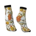 thumbnail image 4 of Bingfone Ducks And Flowers Design Patterned Men'S Women'S Casual Cotton Socks, 4 of 9