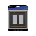 thumbnail image 4 of Amerelle 149RRDB Chelsea Wallplate, 2 Rocker GFCI, Steel, Aged Bronze, 1-Pack, 4 of 6