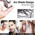 thumbnail image 3 of RAINBEAN Hair Clipper LED Displayed Cordless Hair Trimmer Set with Grooming Kit Cutting at Home Silver, 3 of 6