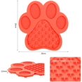 thumbnail image 5 of Almohadilla para lamer perro, estera de dispensador lento para perro, estera de leche para perro, estera de lamer silicona, estera para lamer perro con ventosa, para baño de perro, aseo, entrenamiento, 5 of 5
