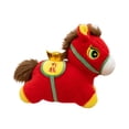 thumbnail image 3 of Caballo de peluche de juguete para fiestas, regalo de caballo de dibujos animados, muñeco de peluche, año del caballo chino 30 centímetros, 3 of 6