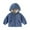 Dark Blue, variant on WhouRiu Infant Boy' Jacket Fleece Warm Zip Up Hooded Jacket Kids Athletic Outdoor Autumn Winter Windproof Coats Blue,Sized 12-24 M