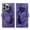 Purple, variant on Flip Wallet Leather Phone Case For iPhone 15 Pro Max 15Plus 14ProMax 14Pro 14Plus 13 Pro Max 13Pro 11 12 Pro Max 13 14 Pro Max Xr Xs Max 7 8 Plus Card Holder Bag Cover