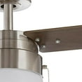 thumbnail image 3 of Hampton Bay Montgomery II 44 in. Indoor Brushed Nickel Ceiling Fan with Light, 3 of 7