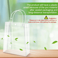 thumbnail image 5 of 10PCS Clear PVC Gift Bags with Handles Reusable Plastic Wrap Tote Transparent Shopping Bag for Christmas, 5 of 7