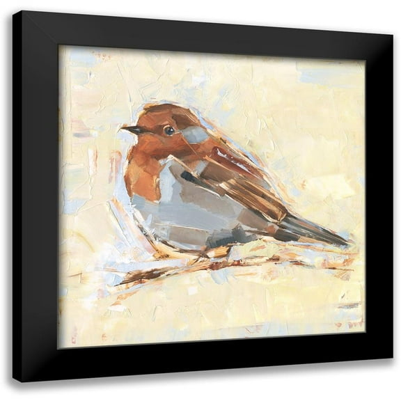 Harper, Ethan 12x12 Black Modern Framed Museum Art Print Titled - Bird Variety I