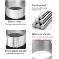 thumbnail image 4 of Cake Mold and Acetate Sheets for Baking, 20to40cm Adjustable Stainless, 4 of 5