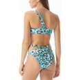 thumbnail image 4 of Sundazed ANIMAL PRINT Snake-Print One Shoulder Bikini Swim Top, US 34D, UK 34D, 4 of 4