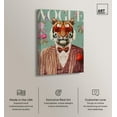 thumbnail image 2 of Tiger Cover Canvas Coquette Trendy Art by Art Remedy, Gallery Wrapped, 24" x 36", 2 of 7