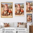 thumbnail image 4 of Designart "Cultural Canvas of Pink Pottery" Geometric Framed Wall Art - Bohemian Pink Boho Pottery Entryway Framed Wall Art Print, 4 of 6