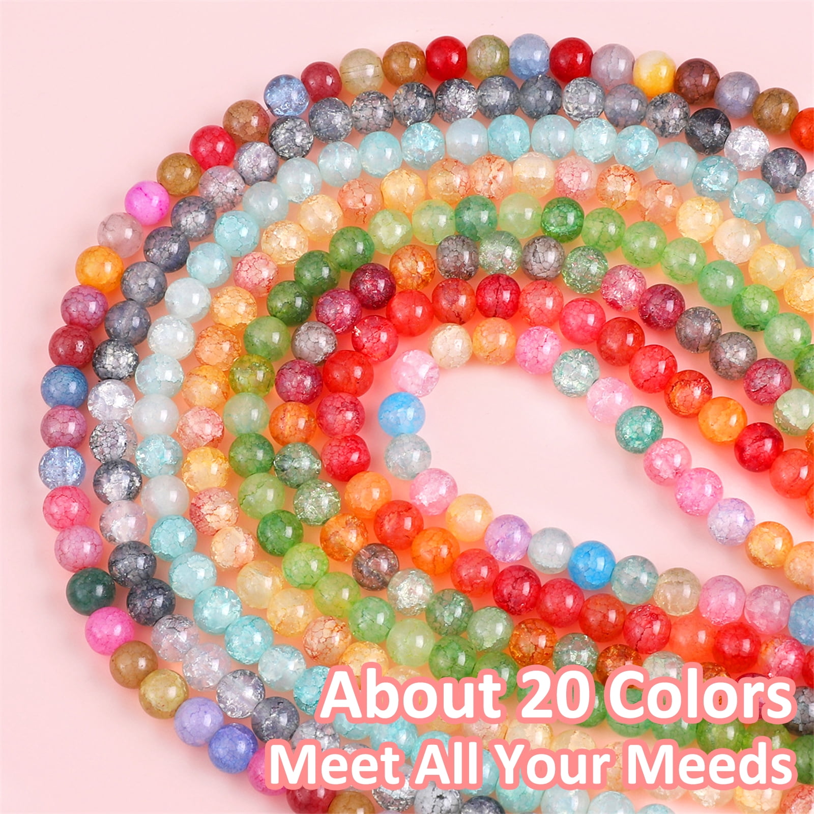 100 Pcs Rose Red Cherry Blossom Acrylic Beads | 5-Petal Flower Spacers For Jewelry Making, DIY Crafts