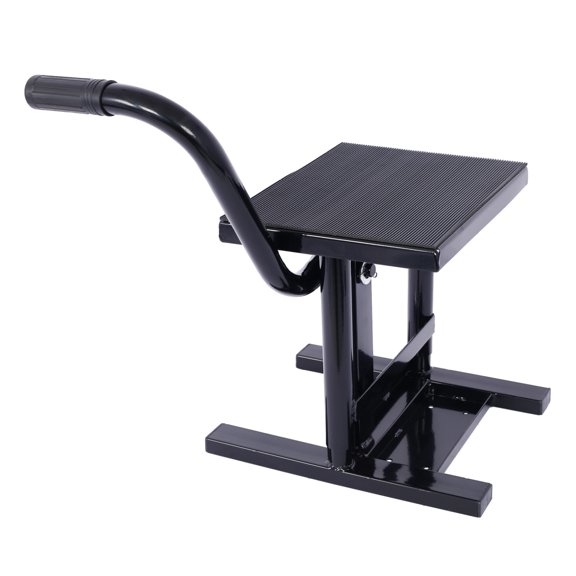 Motorcycle Jack Stand, Dirt Bike Lift Steel, Adjustable 11-16.5", 330 LBS Capacity, Heavy Duty Black