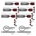thumbnail image 2 of White 6 Pack Premium Disposable Plastic Tablecloth 54 Inch. x 108 Inch. Rectangle Table Cover By Grandipity, 2 of 7