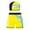 Yellow, variant on ibiyuan Toddler Boys Swim Trunks with Mesh Lining Quick Dry Boys Bathing Suit 2 In 1 Running Board Shorts Cute Print Workout Shorts Lightweight Pool Party Swimwear