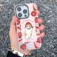 thumbnail image 3 of Funda de teléfono con gradiente láser Aurora mate para iPhone, carcasa de lujo con diseño divertido de gato m-mofusands para iPhone 15, 14, 13, 12, 11 Pro Max, XR, XSMax, 8 Plus, 3 of 5
