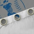 thumbnail image 4 of Homewish Ball Sports Athlete Blackout Curtains Set of 2 (52x84 Each), Cartoon Baseball Player Window Curtains, Teen Kid Child Curtains and Drapes, Grey Blue Living Room Curtains Decor, 4 of 6