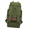 thumbnail image 3 of Mochila de senderismo Colamx bolsa de equipaje de viaje ligera ajustable Verde 130 litros, 3 of 8