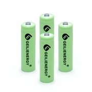 OXWINOU 600mAh AA NiMH 1.2V Rechargeable Batteries Garden Solar Light LED Light (Pack of 4)