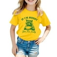 thumbnail image 4 of TZEWGL T-Shirts pour Tout-Petits Imprimé Animal Mignon Col Rond Manches Courtes Blouse pour Filles Garçons Taille 6-7T, 4 of 4
