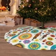 thumbnail image 6 of Sikiie Beautiful African Womens 30-48 inches {designName} Print Christmas Tree Skirt Snowman Xmas Tree Skirt with Edge Christmas Decorations for Holiday Party, 6 of 7