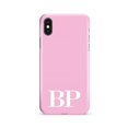 thumbnail image 1 of Personalised Pink x White Initials iPhone XS Max Case, iPhone 13, 1 of 4