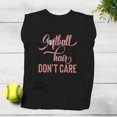 thumbnail image 2 of NanyCrafts' Softball Hair don't Care Flowy Muscle Tee, 2 of 2