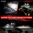thumbnail image 6 of For Volvo S60 Sedan 4-Door 2001-2004 Bright LED Headlight High Low Bulbs 9005 H7, 6 of 15