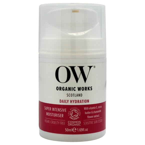 Crema hidratante superintensiva Daily Hydration de Organic Works para unisex - 1,69 oz