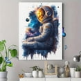 thumbnail image 4 of Qisvanset 12x16 Inch Astronaut Planet Space Canvas Wall Art, Fun Cosmic Art Decor for Kids Nursery Bedroom, 4 of 8