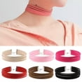 thumbnail image 3 of HOOUN Choker Necklace Black Velvet Classic Chain Collar Women Dress Jewelry US Sell-white, 3 of 9