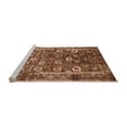 thumbnail image 2 of Ahgly Company Machine Washable Indoor Rectangle Oriental Orange Industrial Area Rugs, 2' x 3', 2 of 4