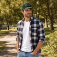 thumbnail image 6 of Whisky HELPS Baseball Cap Washed Distressed Adjustable Lightweight Breathable Casual Hat For All Seasons, 6 of 6