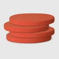 thumbnail image 6 of WestinTrends Solace Outdoor Patio Kitchen Dining Chair Round Seat Cushions Set of 4, 16" x 16", Orange, 6 of 6
