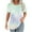 Multicolor, variant on Crop Tops for Women Trendy Summer Short Sleeve Shirts for Women Trendy Crew Neck Tops Grey