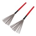 thumbnail image 3 of Drum Brush, Drum Stick Brush Instrument Accessory  For Playing Red, 3 of 8
