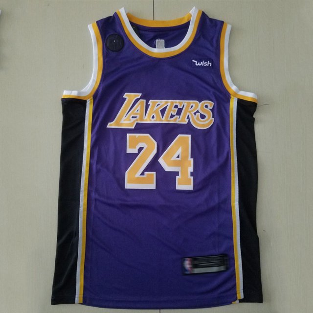 Kobe Lakers 8#24# Kobe Jersey Retro Embroidered Basketball Uniform Replica Player Name Jersey